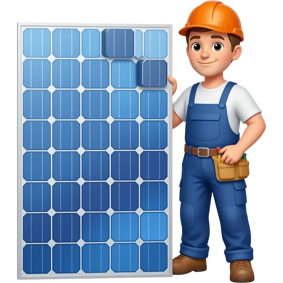 installation solar panels emoji