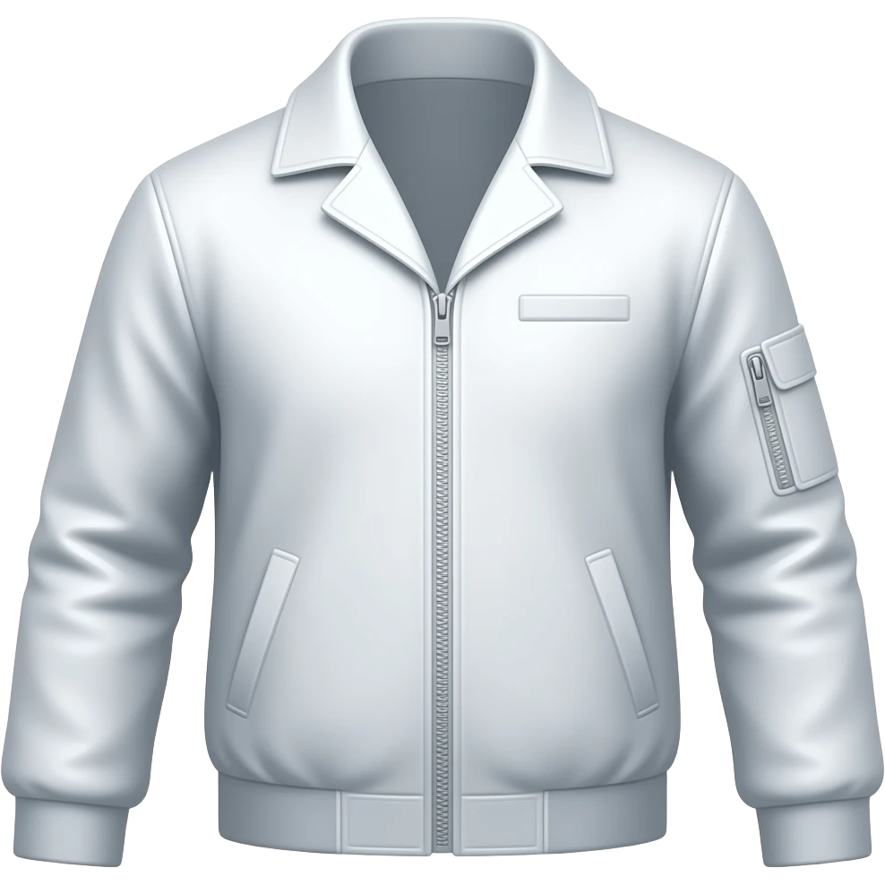 white  jacket clothing emoji