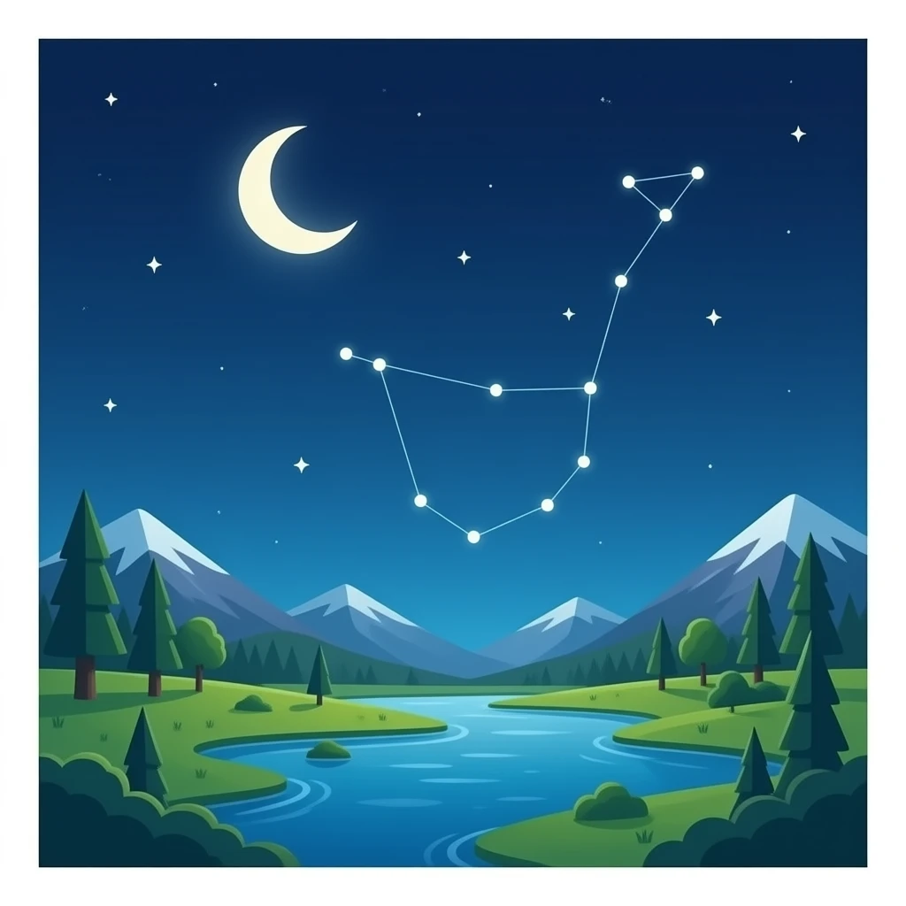 une constellation emoji