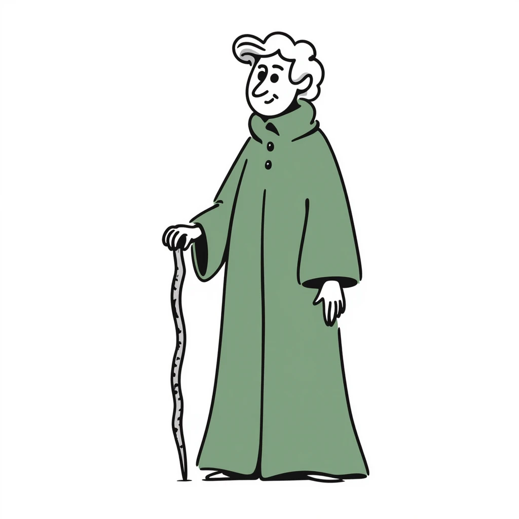 green old robe emoji
