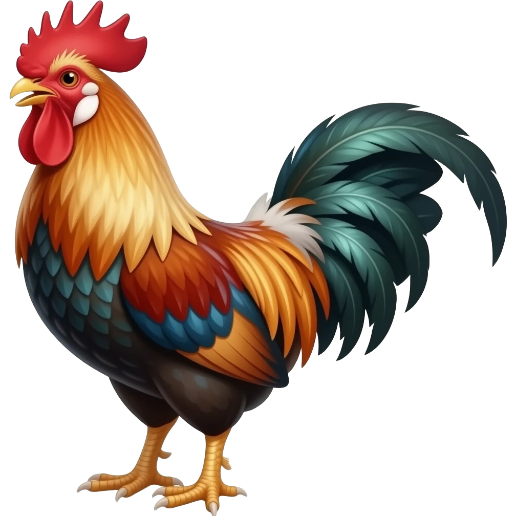 rooster crowing emoji