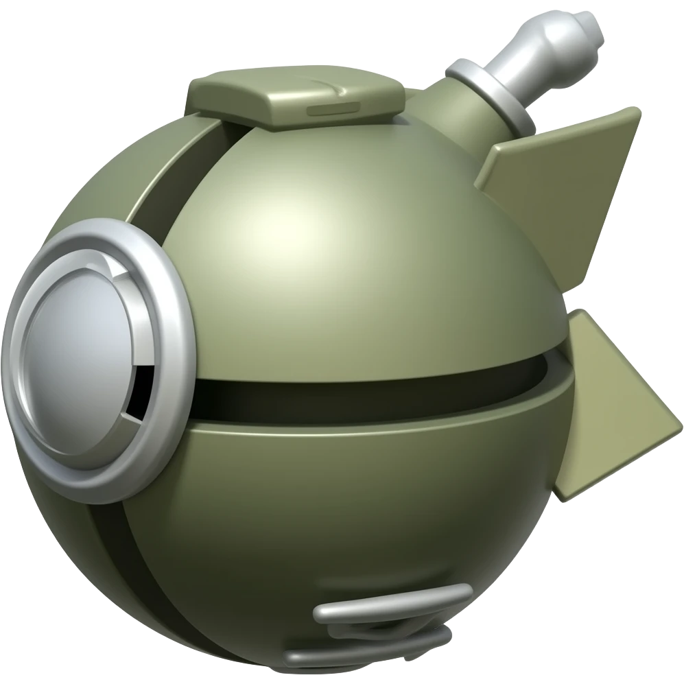 Sea bomb mine emoji