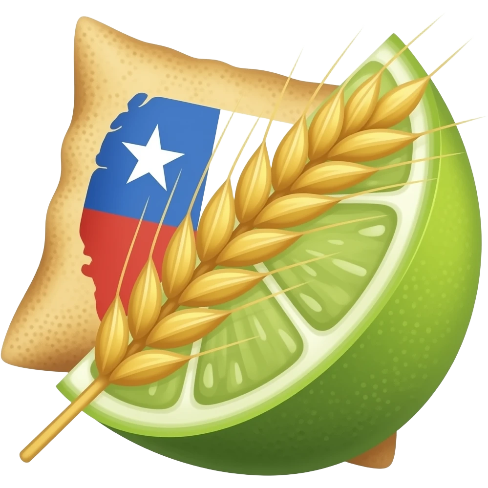 Chile and Lime wheat puff emoji