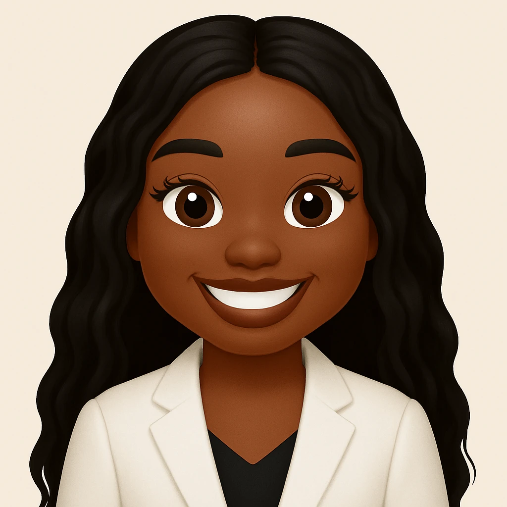 turn the second man in emoji style of the 1st image, match the facial features and match dressing style of the 2nd image, she is wearing white suit emoji