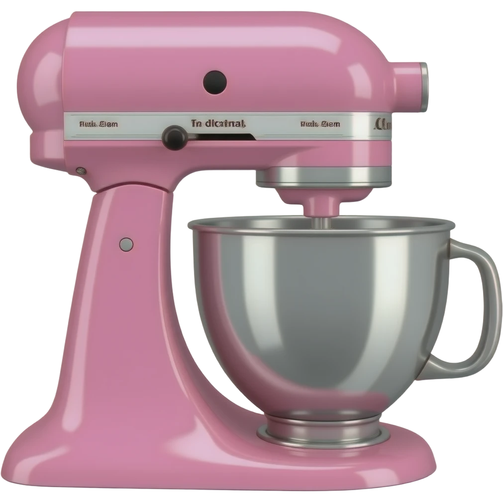 Pink stand mixer emoji