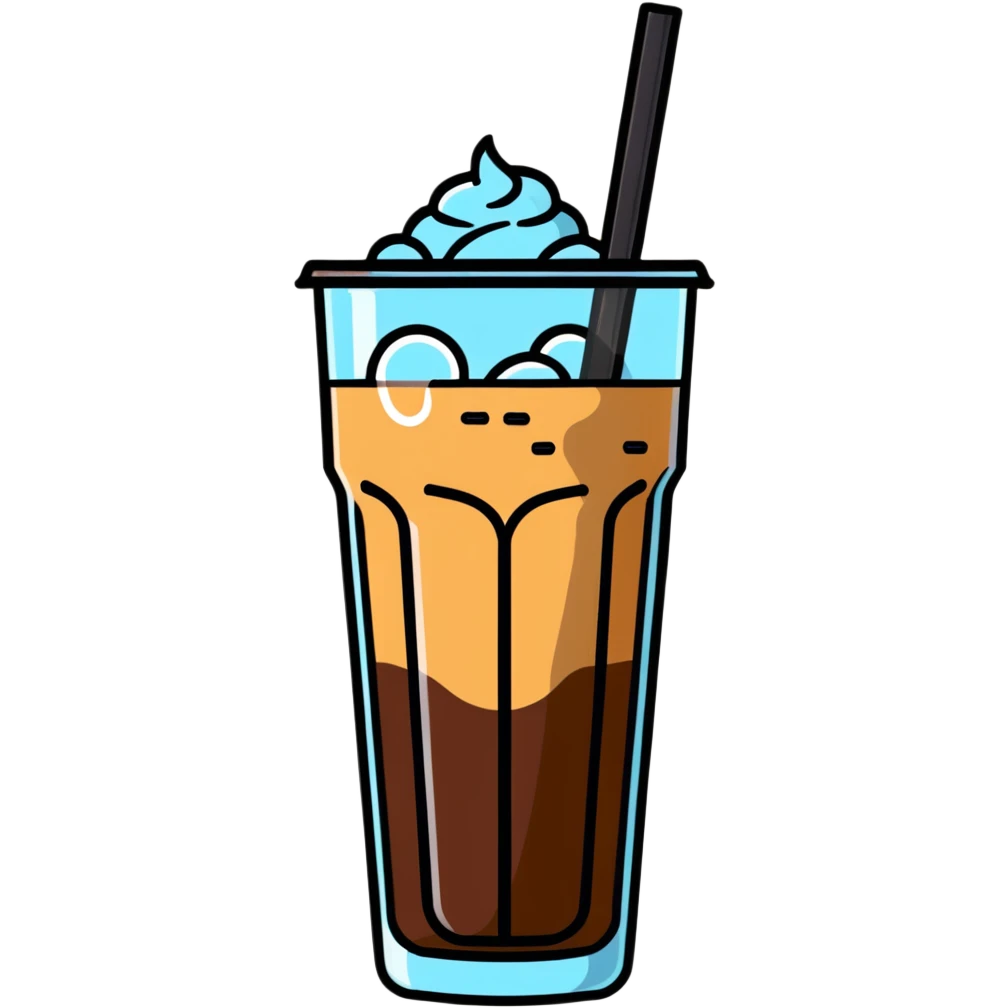 Iced coffee  emoji