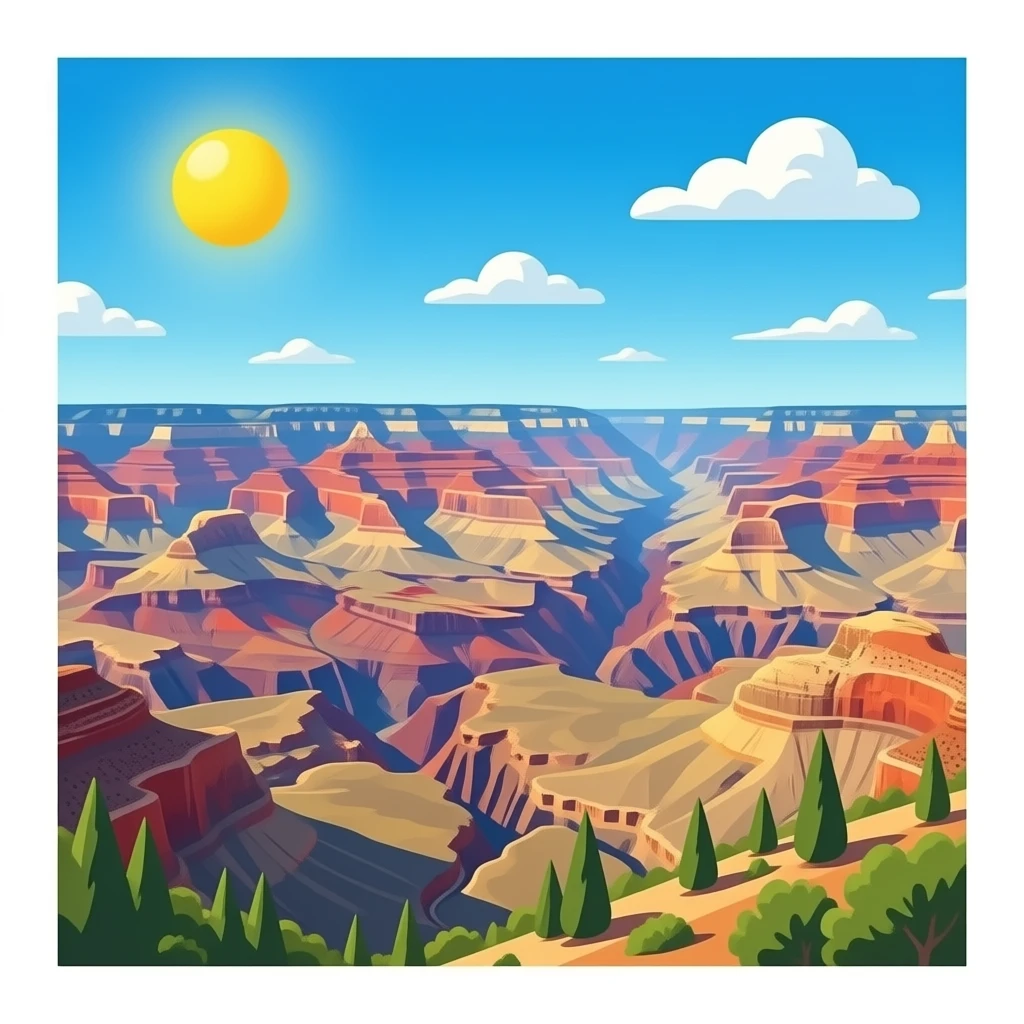 nature at  at grand canyon emoji