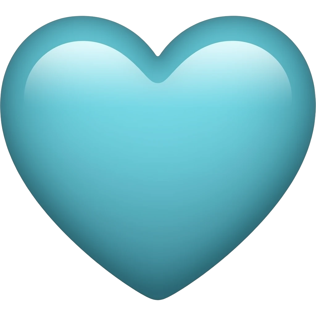 teal heart emoji
