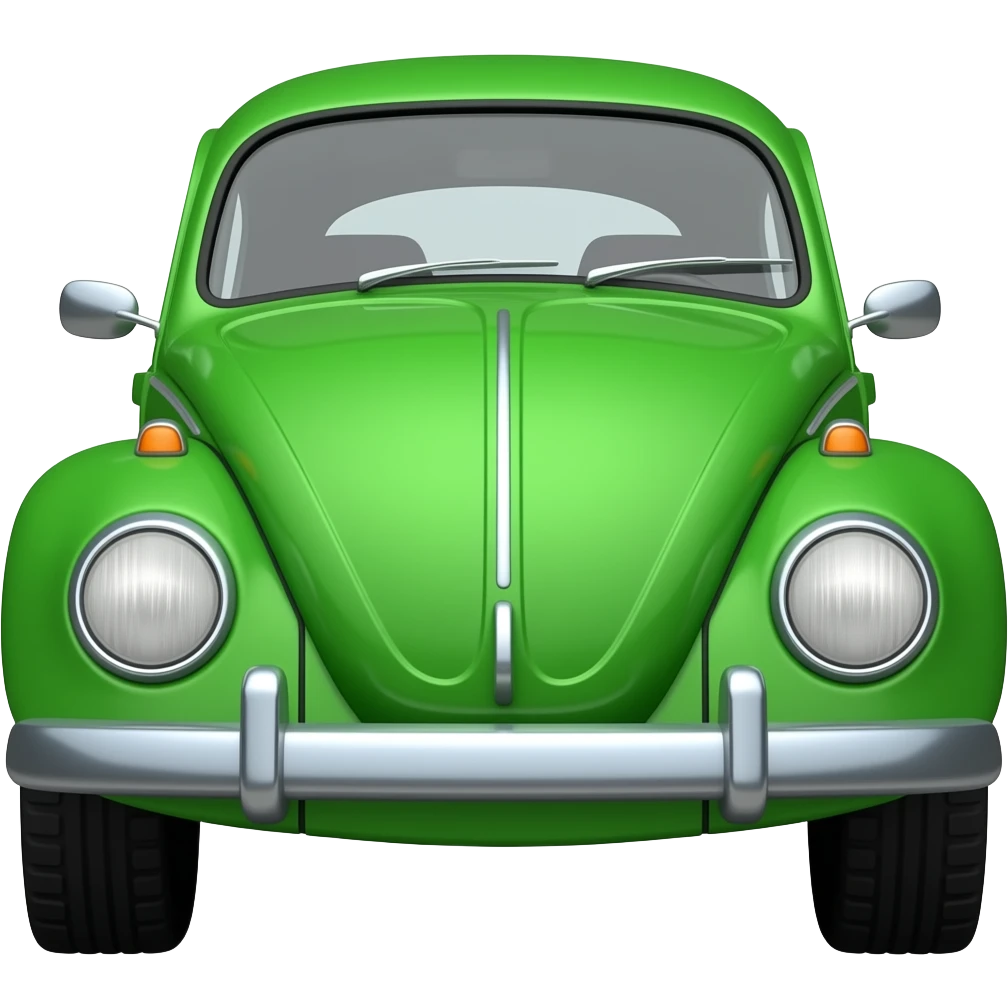 Emoji de Fusca verde para bio Instagram emoji