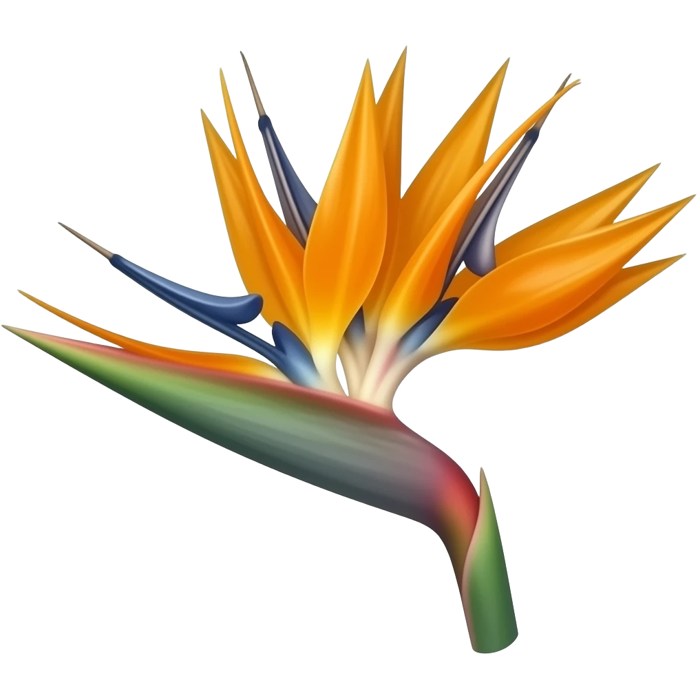 Birds of paradise flower emoji