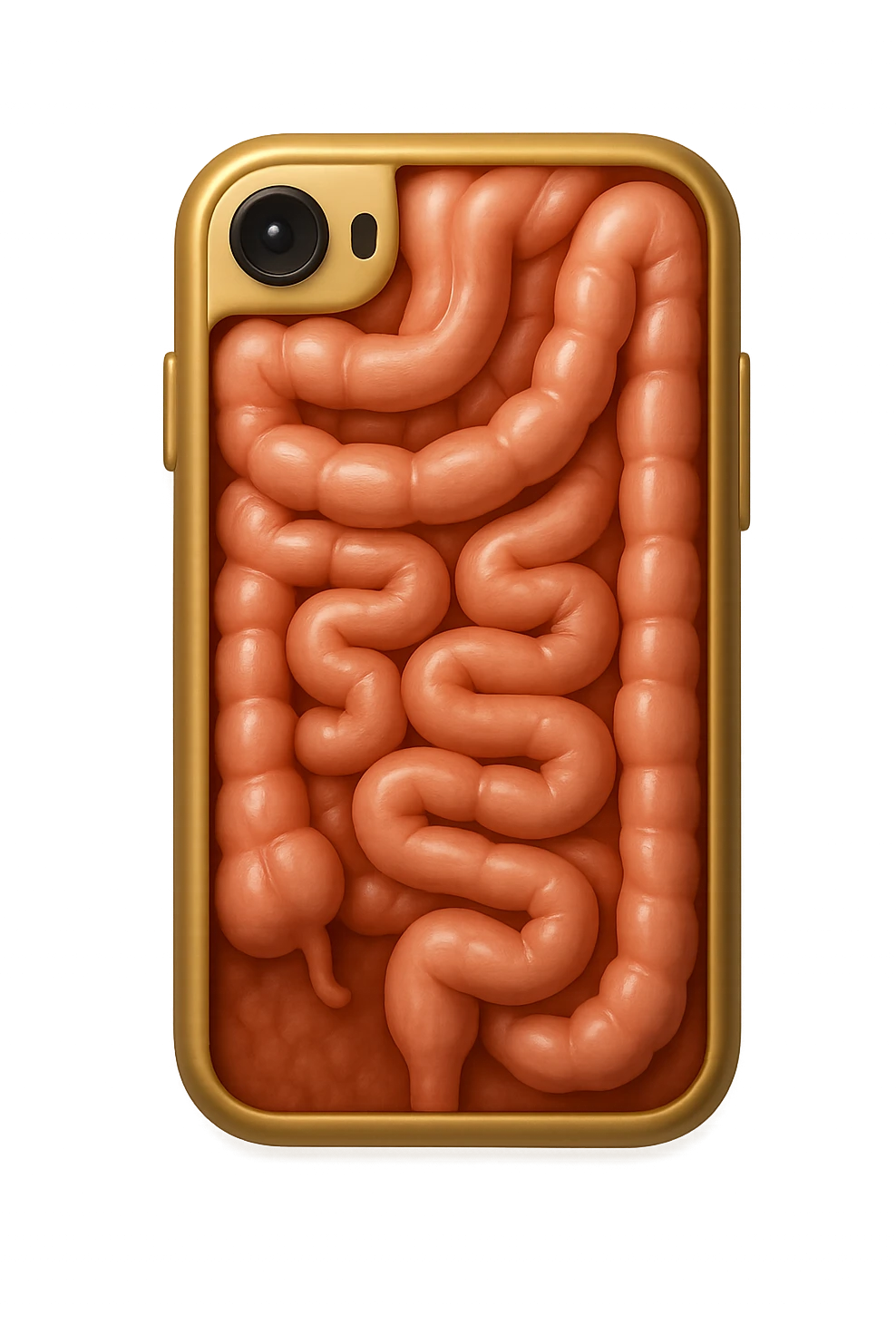 emoji 3d stile iphone con tessuto di un intestino umano anatomico 3d emoji