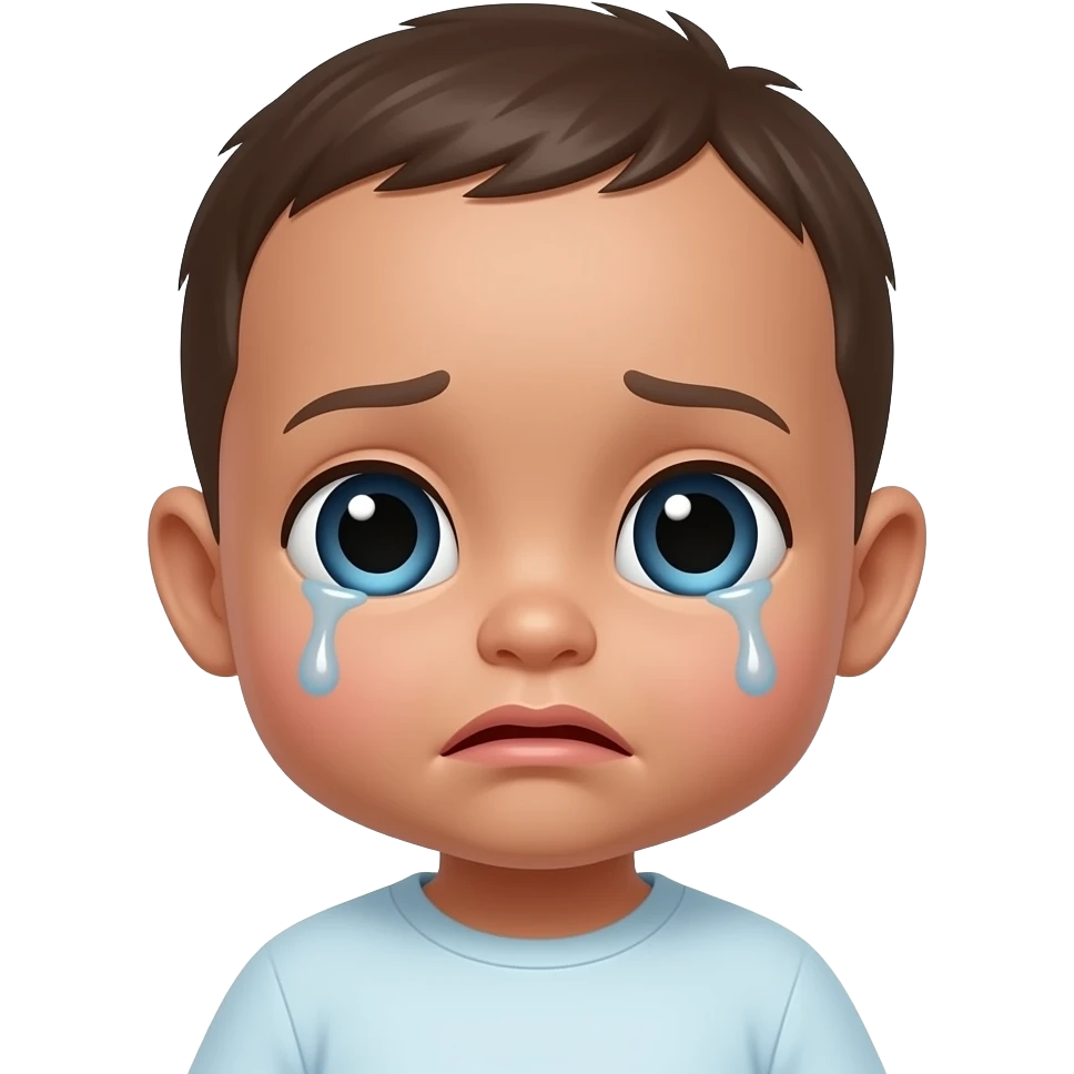 baby is crying emoji