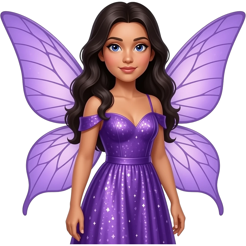 fairy purple latina emoji