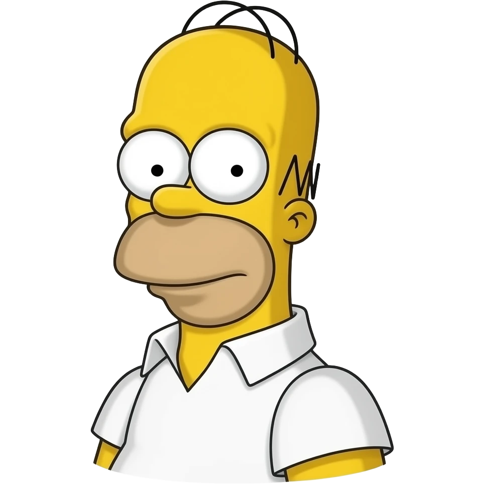 The Simpson Show: Homer Simpson emoji