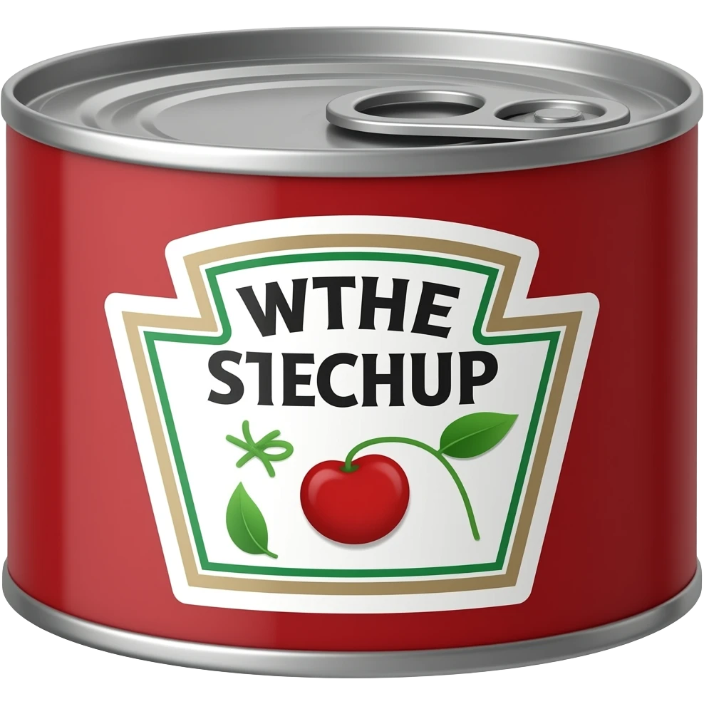 Ketchup in einer dose emoji