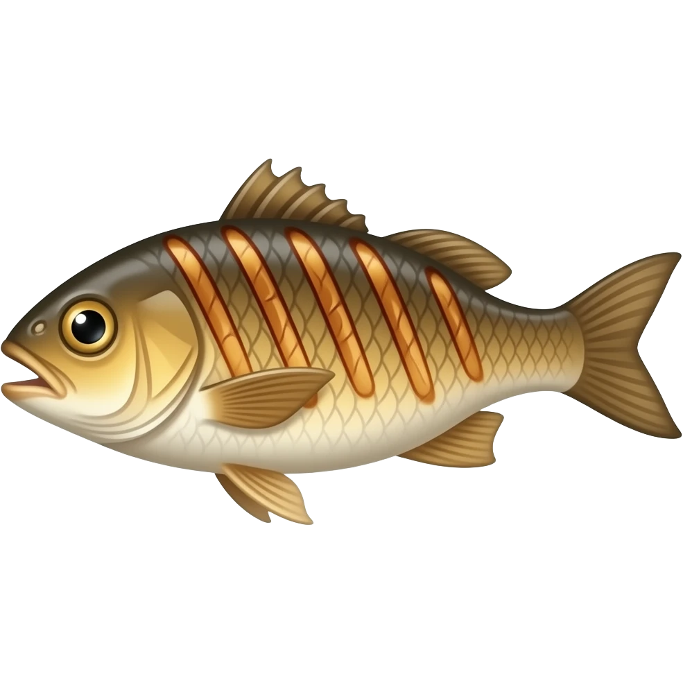 grilled fish emoji