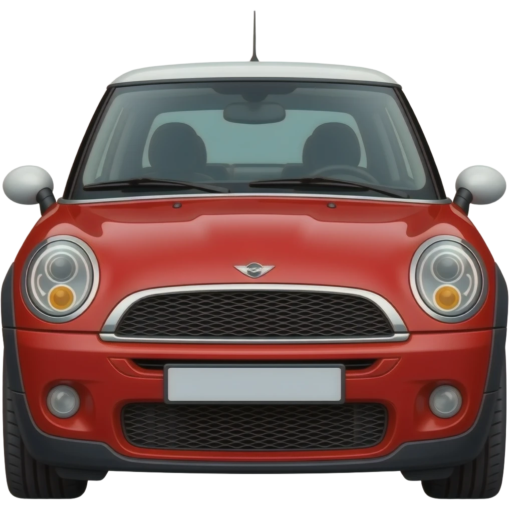 Red mini cooper emoji