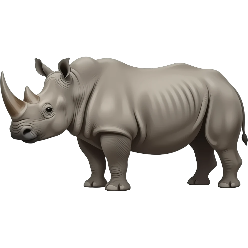 Indian rhino emoji