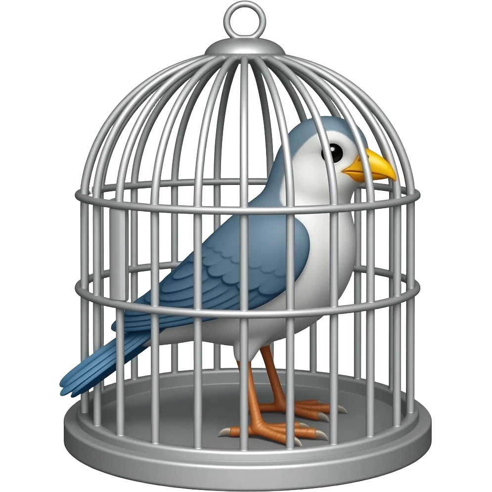 bird in cage emoji
