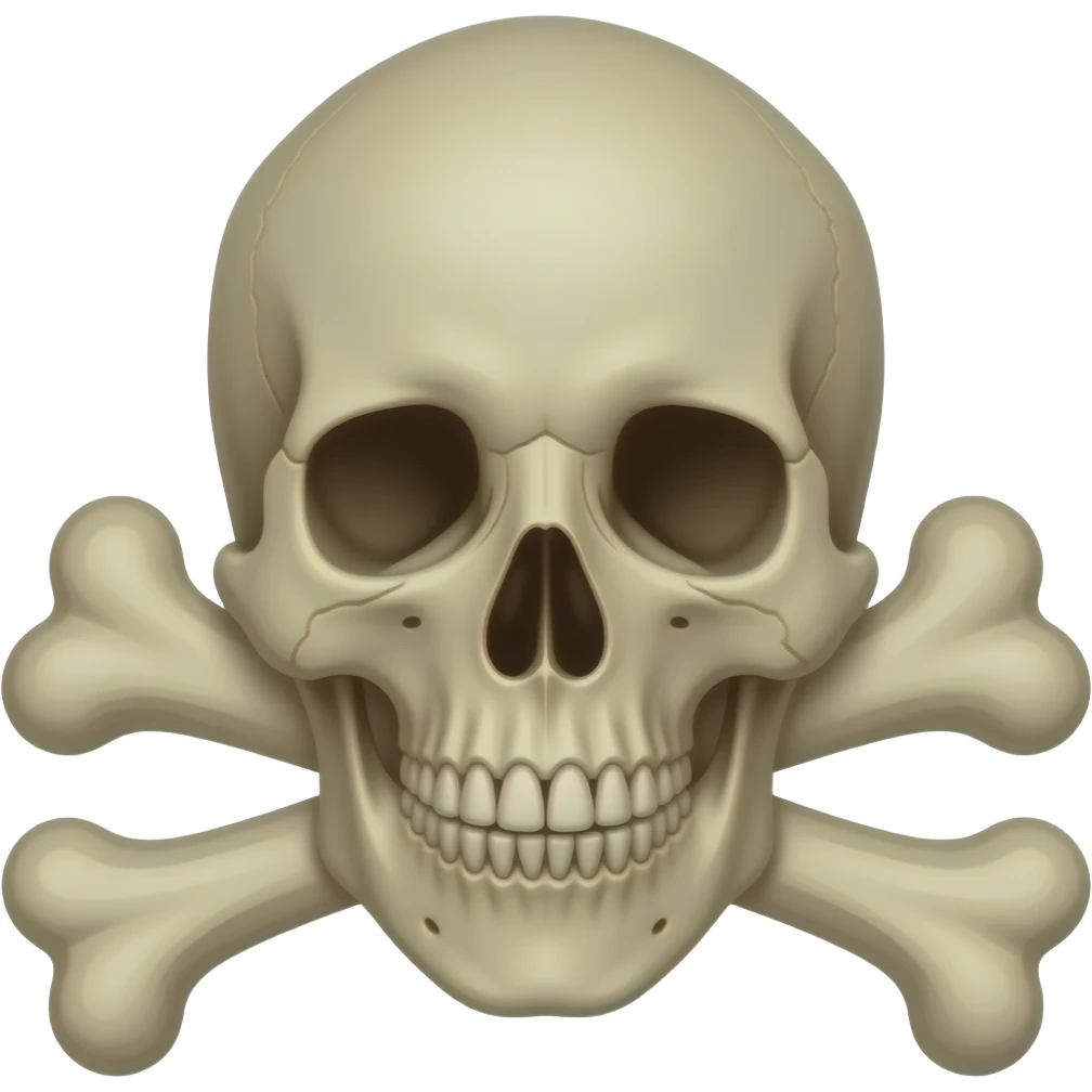 skull and bones emoji