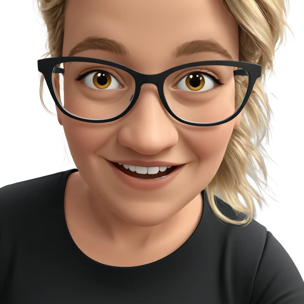 smiling girl in black shirt emoji