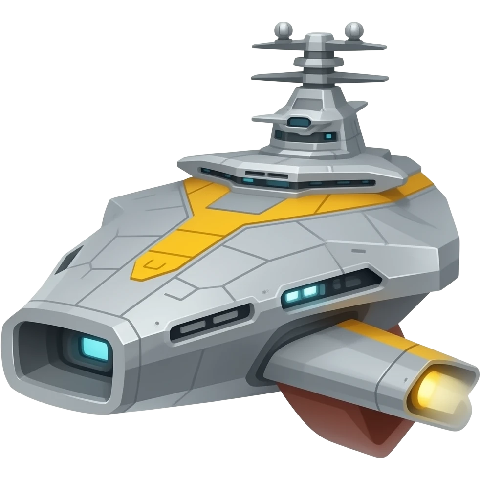 a space battle ship emoji