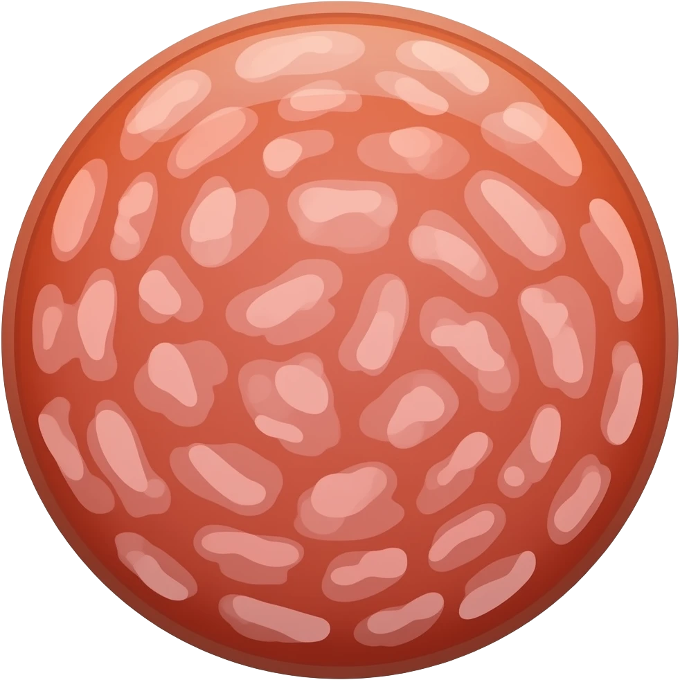 just a simple cut of a salami emoji