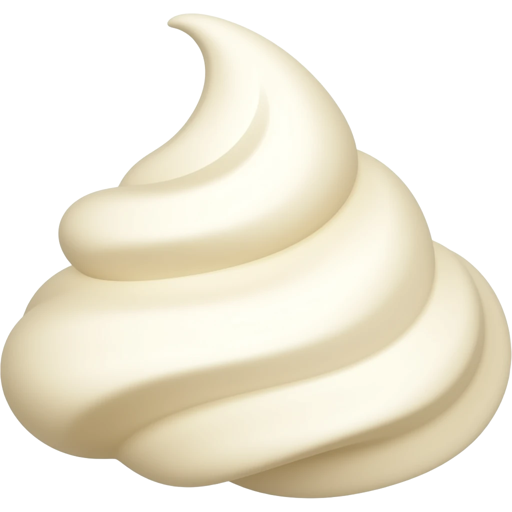 Cream emoji