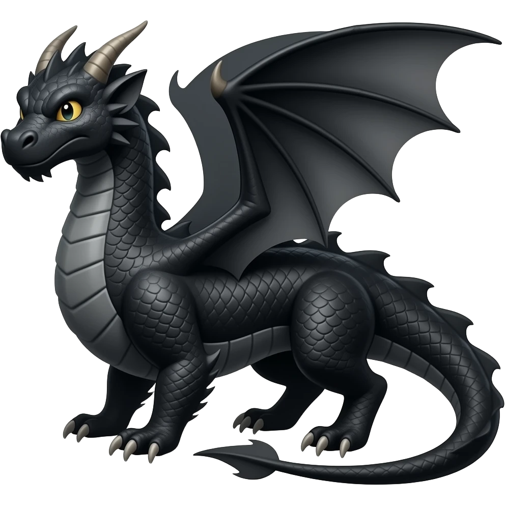 Black dragon emoji emoji