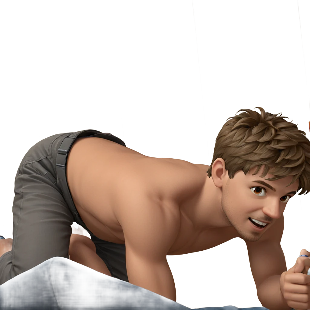 boys playing indoors together emoji