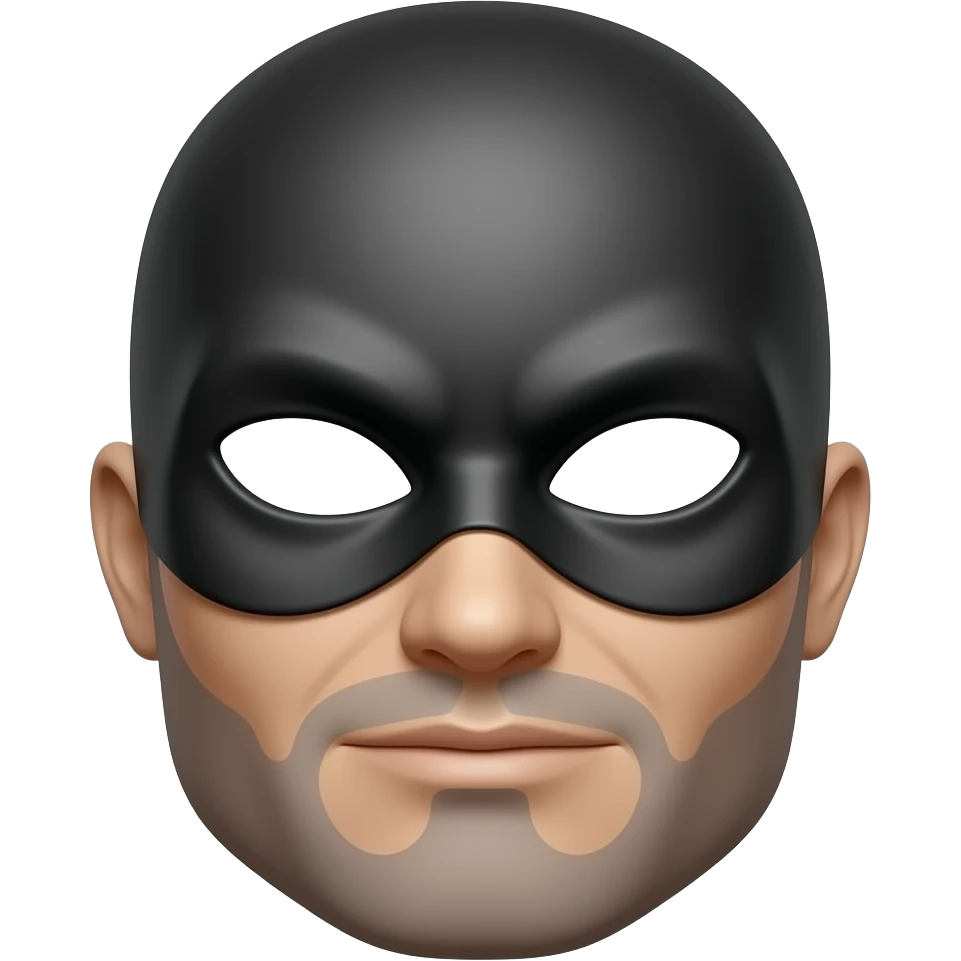 masked man emoji