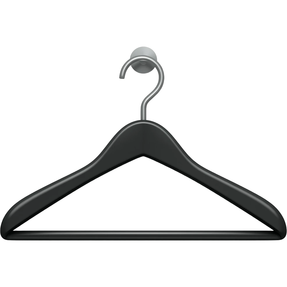 black hanger on side emoji