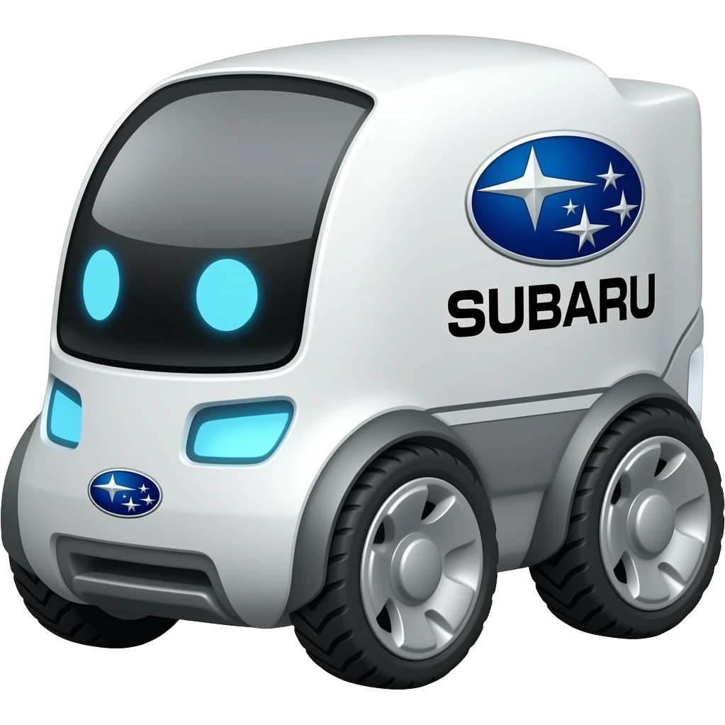 subaru delivery robot emoji