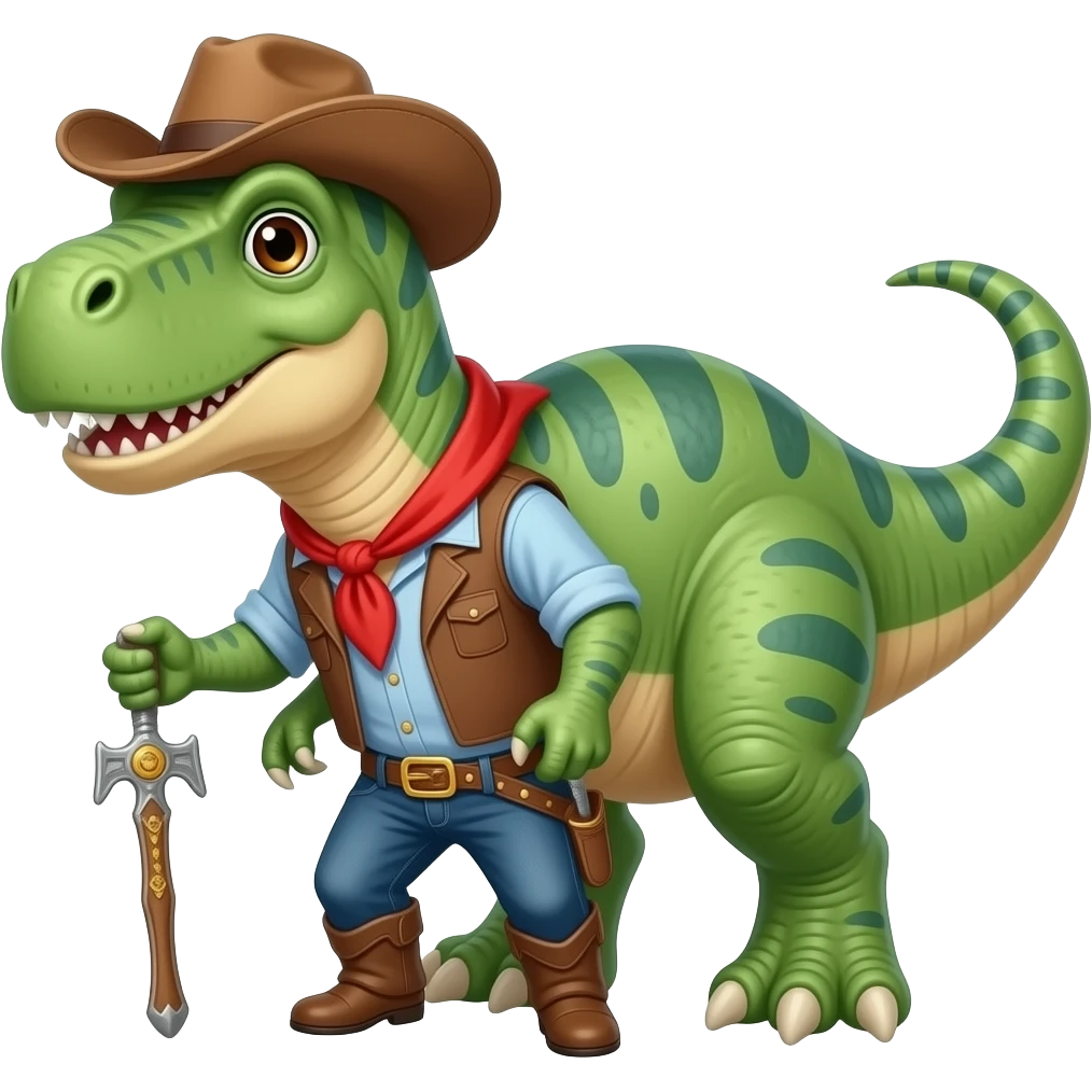 Cowboy Dinosaur emoji