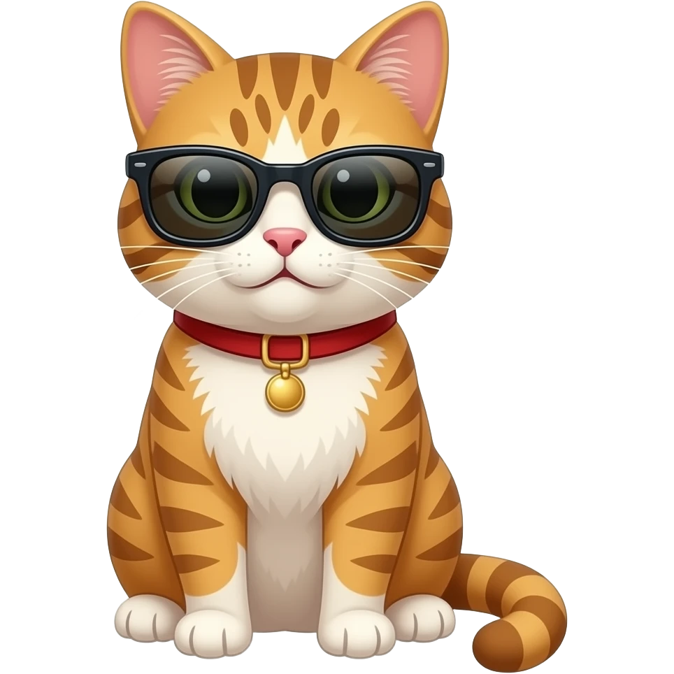 Cat wearing sunglasses emoji