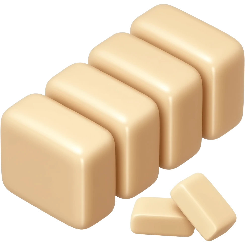 Knife-cut soap emoji