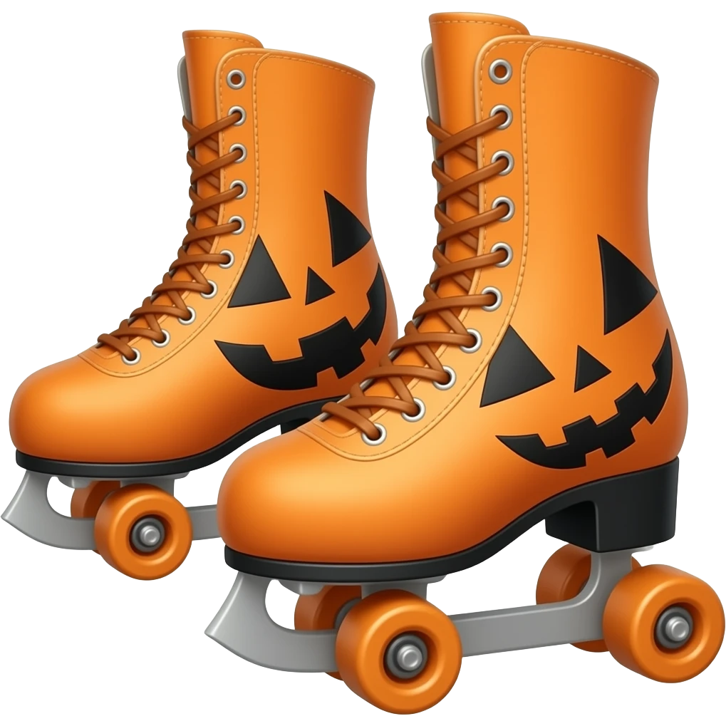 Halloween skating boots emoji