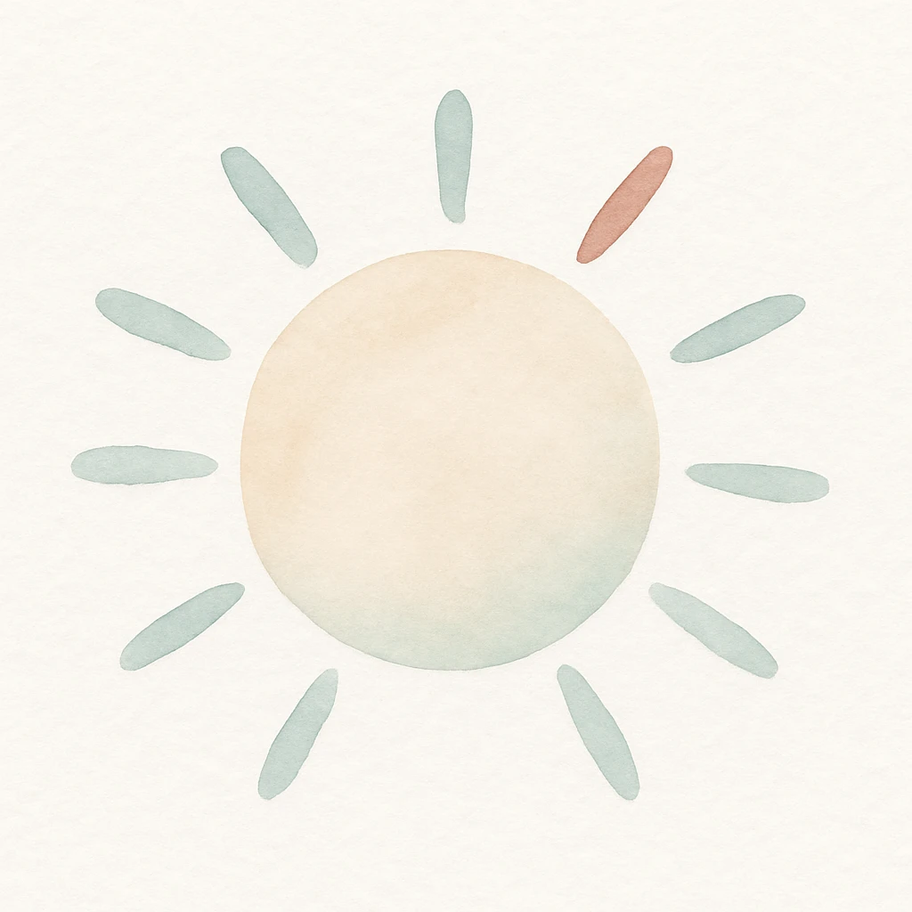 Sun emoji