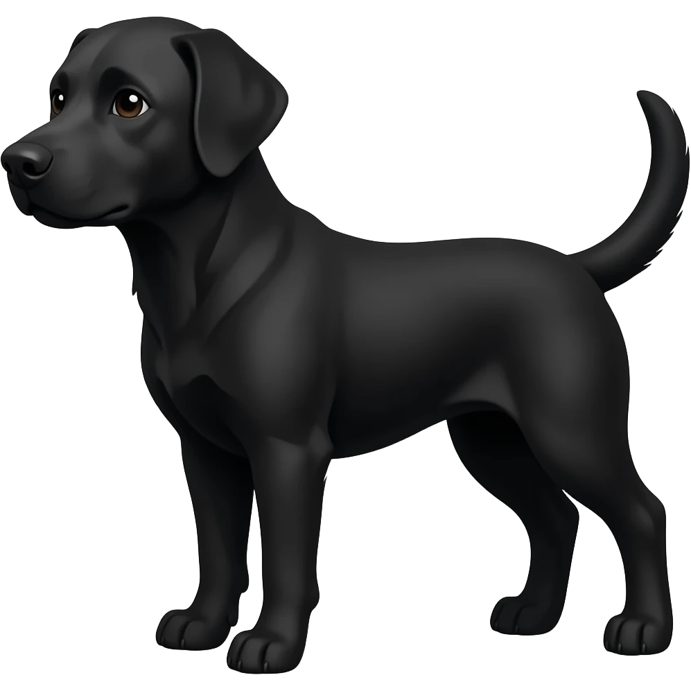 dog black emoji