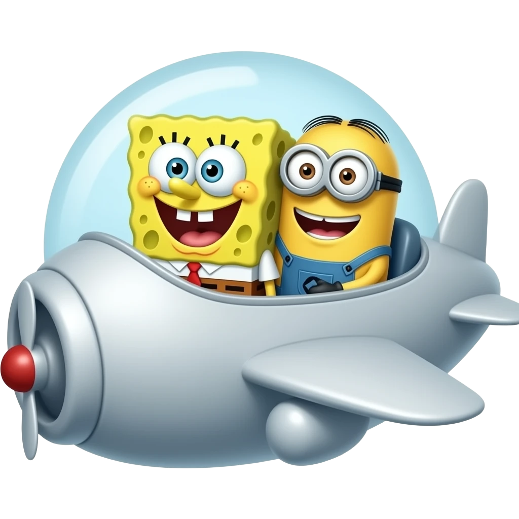 ✈😆 Minions Bob esponja emoji