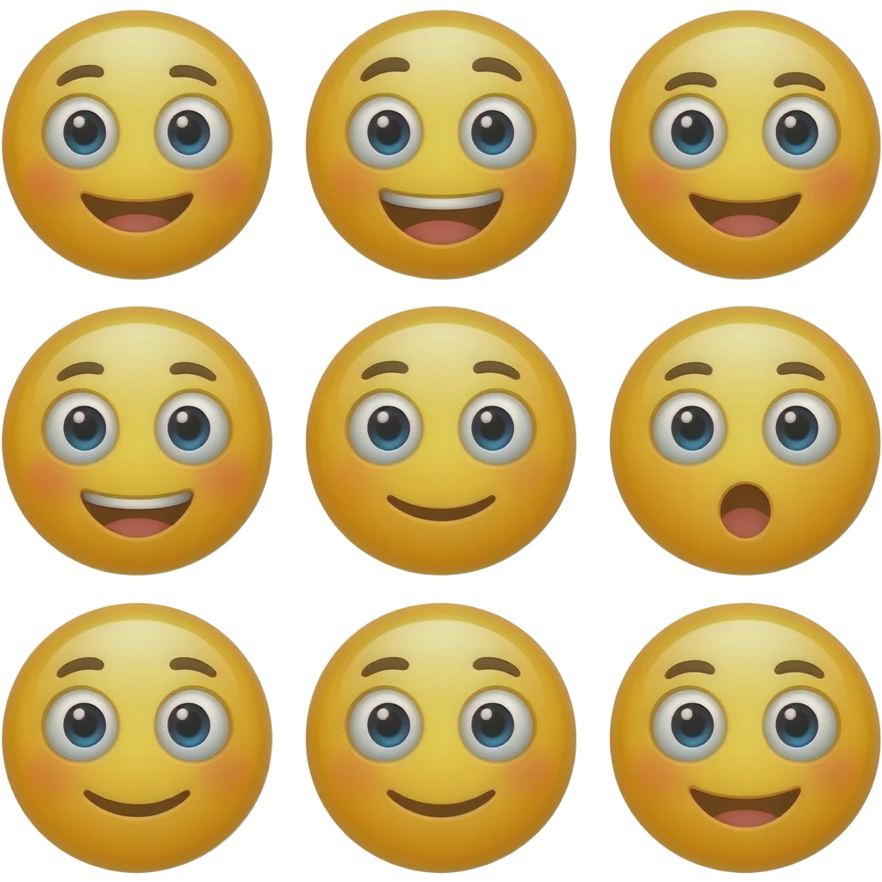 Vintage emojis.com combo emoji