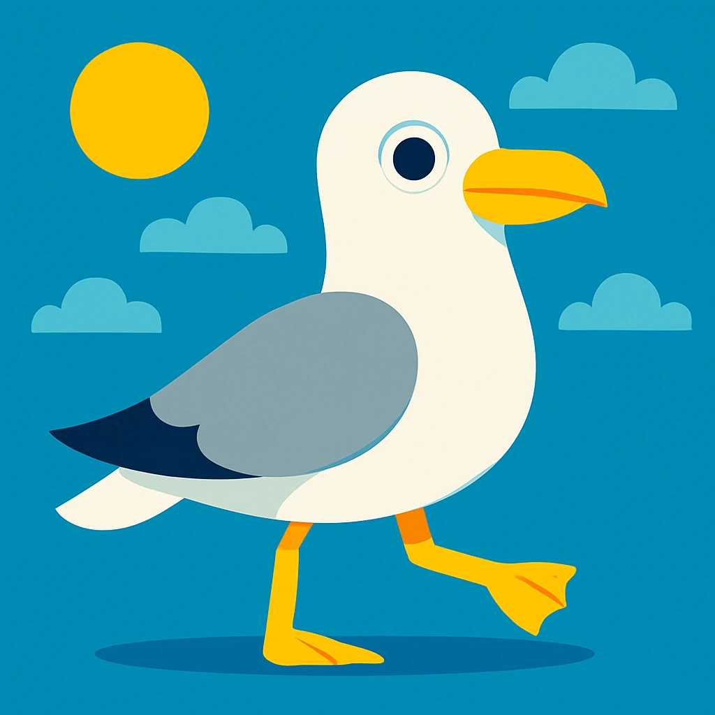 Seagull emoji