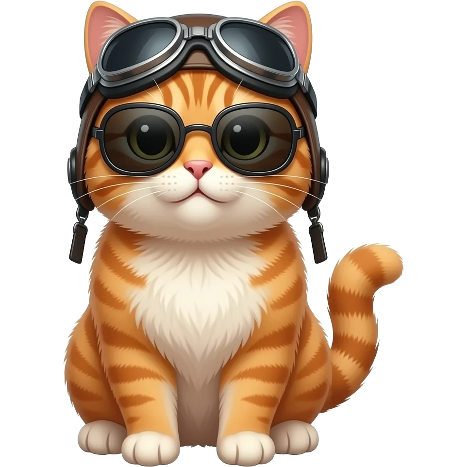 Cat wearing sunglasses emoji