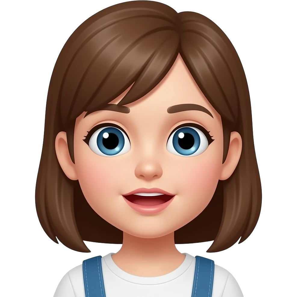 Girl with cum in eyes emoji