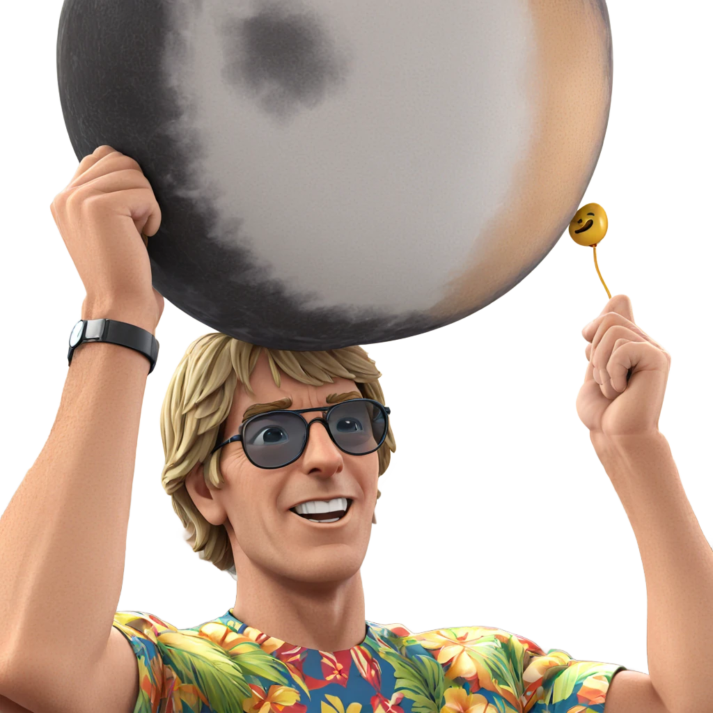cool vibe with hawaiian shirt emoji