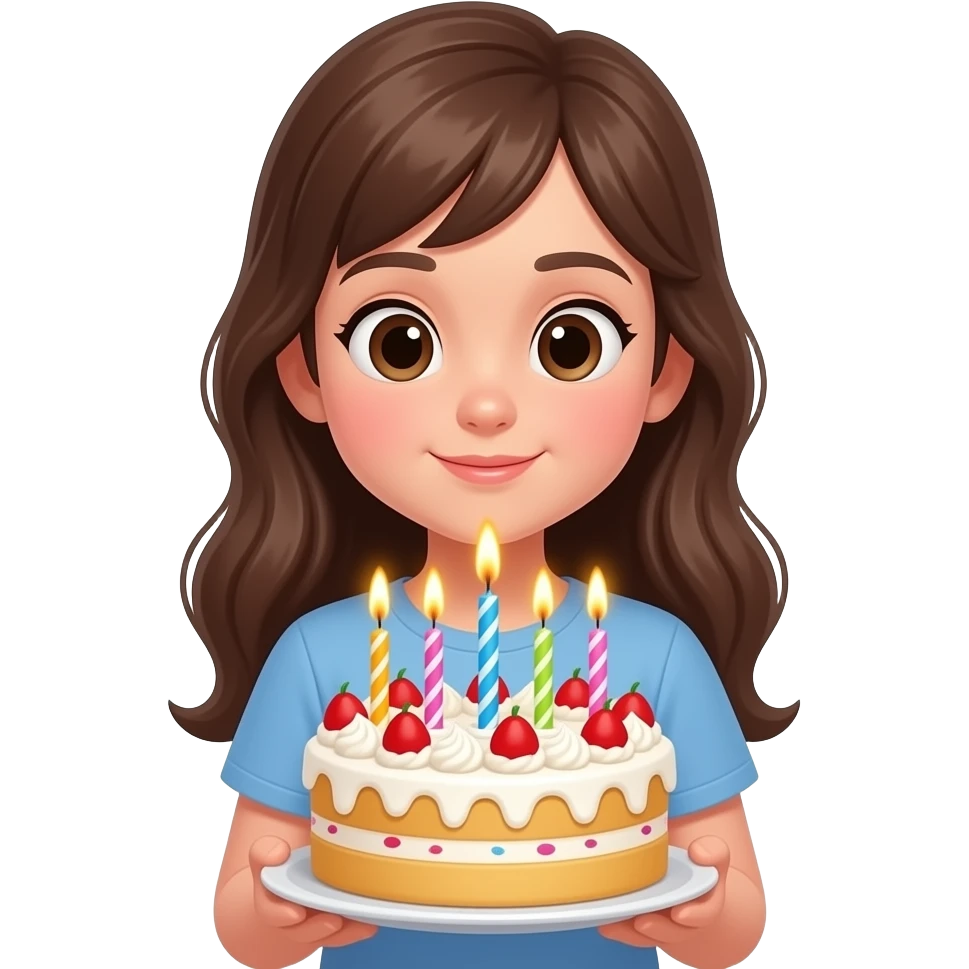13 year old  girl birthday emoji