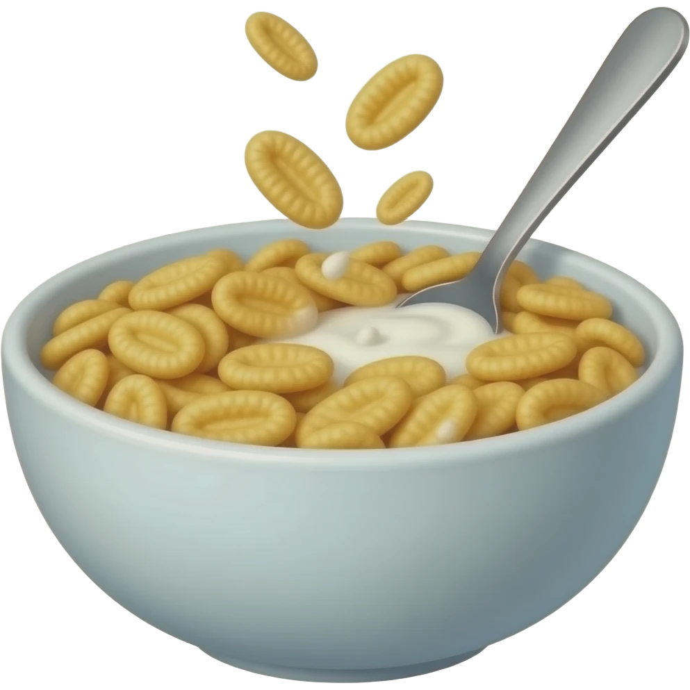cereal and milk emoji
