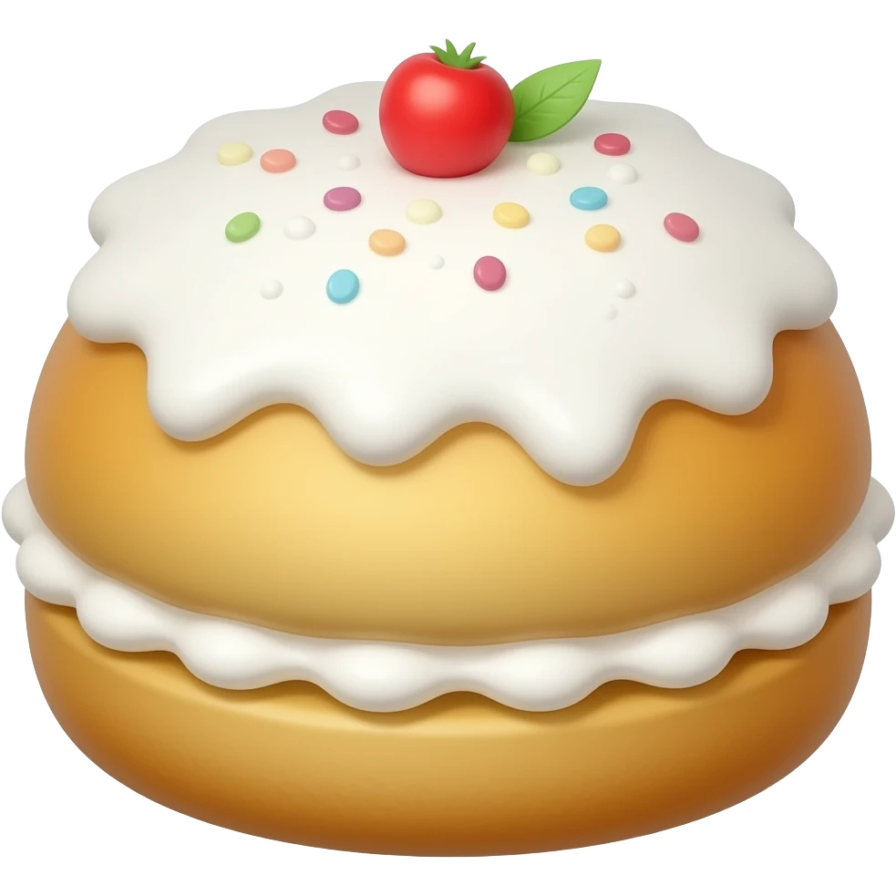 crie uma imagem do doce popular brasileiro chamado suspiro emoji