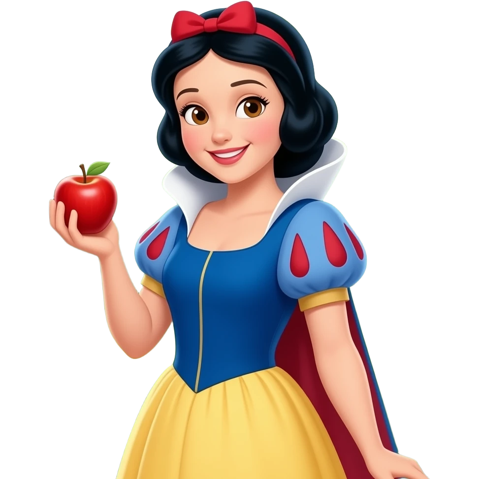 Snow White from Disney Princess emoji