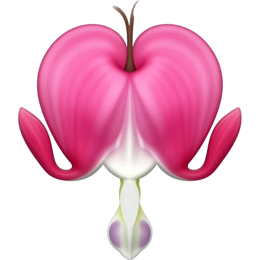 bleeding heart flower emoji